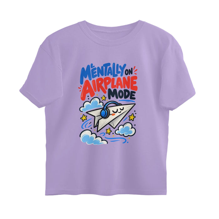 Mentally on Airplain Mode - Iris Lavender